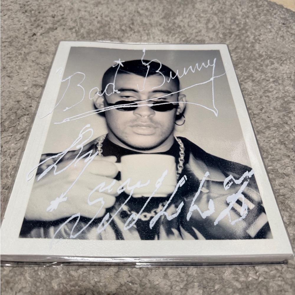 Bad Bunny book Monochrome Art Photography Print